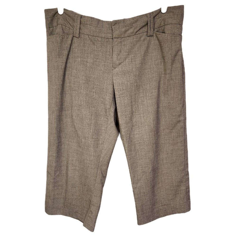 Maurices Capris Wide Leg | Light Heather Gray | Size 18